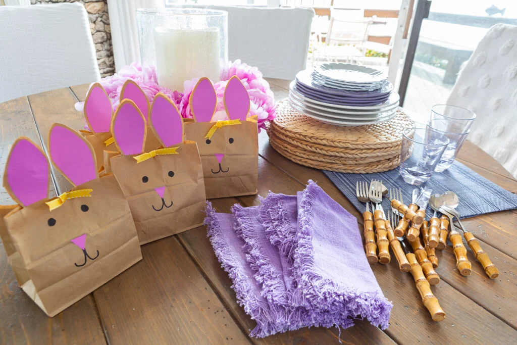 How to make a simple diy paper bag easter bunny in 2024 home decor expert